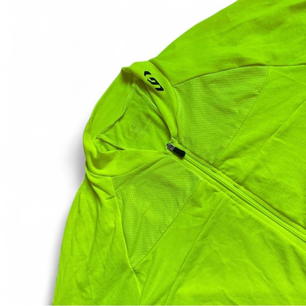 Louis Garneau women’s cycling jersey in reflective yellow, size Medium
